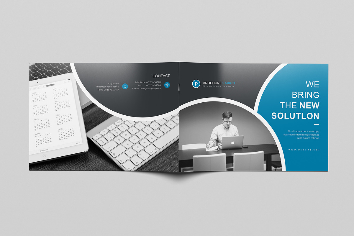 A5 Landscape Brochure, a Brochure Template by Brochure-Market (Photo 7 of 8)