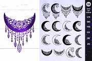 Crescent Moon Dreamcatcher, a Graphic by Digital_Craftyfox (Thumbnail 1 of 7)