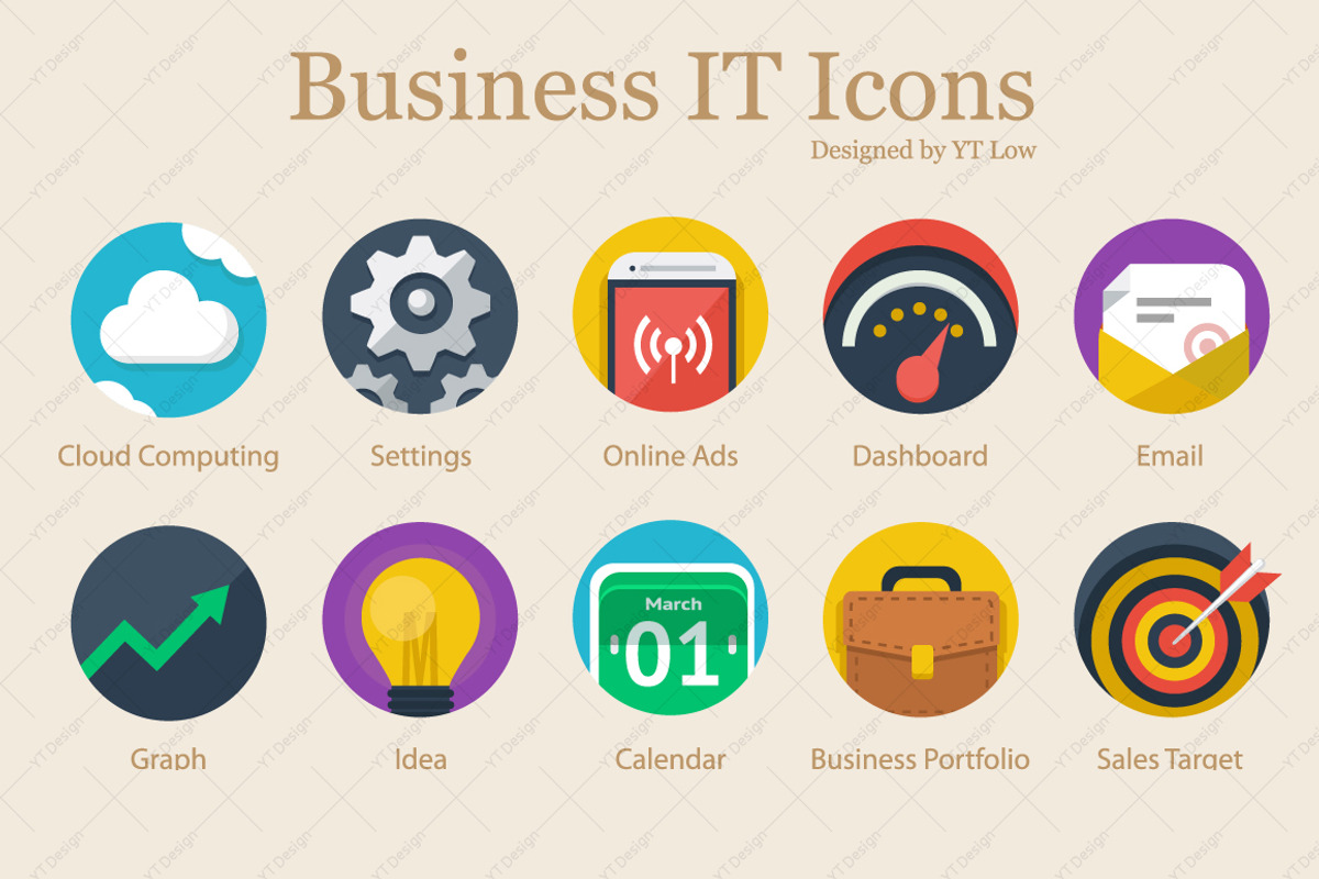 20 Business IT Icons