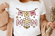 Cute Mom Banner SVG, an Object Graphic by Creative Art (Thumbnail 3 of 6)