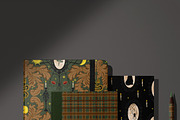 Emerald Gothic Halloween Pattern Set, a Pattern Graphic by Oksana Dovhopol Art (Thumbnail 4 of 10)