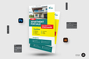 Real Estate Flyer Template, an Invitation Template by Aam360 (Thumbnail 2 of 2)