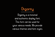 Otganty - Corporate Logo Font, a Sans Serif Font by Iqsiart Studio (Thumbnail 5 of 7)