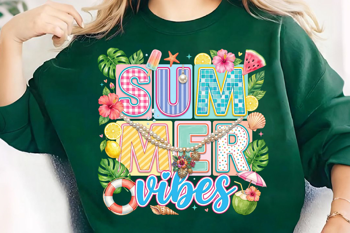 Tropical Summer Vibes Floral Png,, an Illustration by CreationArt (Photo 4 of 5)