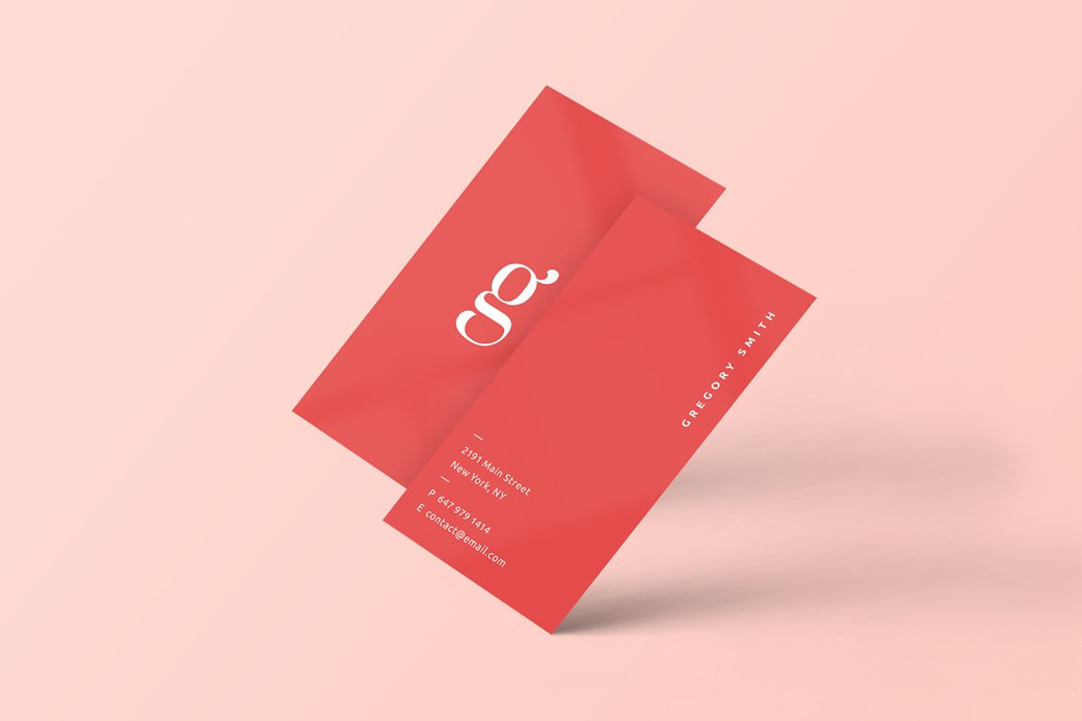 Modern Business Cards, a Business Card Template by Cassandra Cappello (Photo 3 of 4)
