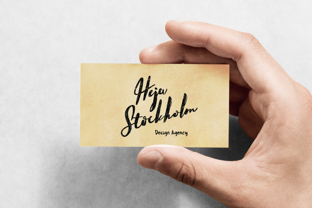 Hello Stockholm - Handmade Typeface preview 4
