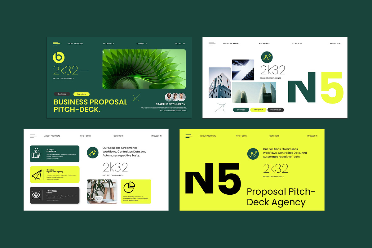 Business Proposal Pitch-Deck, a Presentation Template by Creative-Work (Photo 2 of 9)