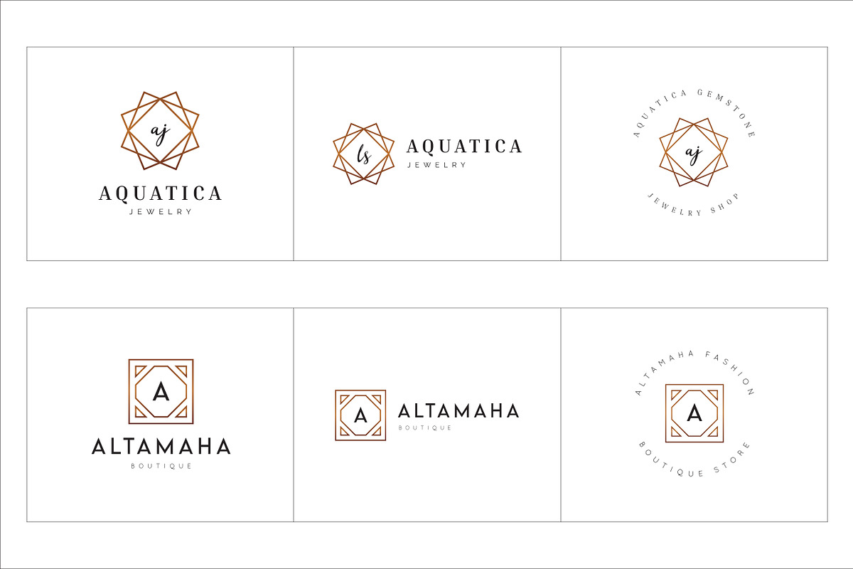 300 Geometric Premade Logo Bundle, a Branding & Logo Template by XpertgraphicD (Photo 37 of 63)