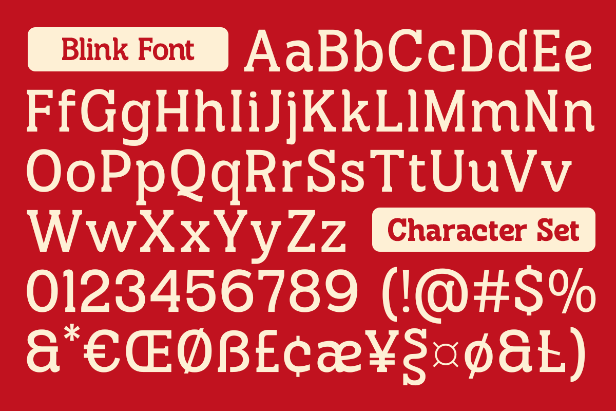 Blink – Bold Slab Serif Typeface, a Slab Serif Font by OV Type (Photo 2 of 10)
