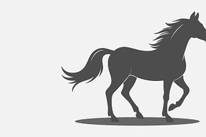 horse silhouette vector art, a Branding & Logo Template by RAHMAT