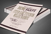 Retro New Year Party Invite Card, a Card Template by loswl (Thumbnail 5 of 8)