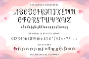 Peaceful Heart - Lovely Font Duo, a Script Font by hastatypestd (Thumbnail 8 of 10)