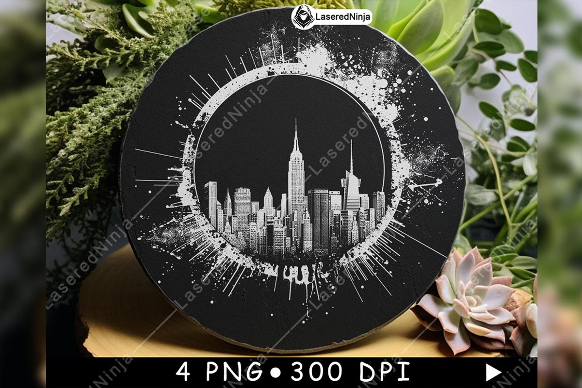 New York Logo City Skyline Urban, a Background Graphic by LaseredNinja (Photo 6 of 7)