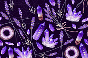 Magic Lavender Pattern, a Pattern Graphic by GreyLilac (Thumbnail 3 of 3)
