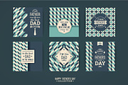 12 greeting cards for Father's Day, a Card Template by Nadia Grapes (Thumbnail 3 of 4)