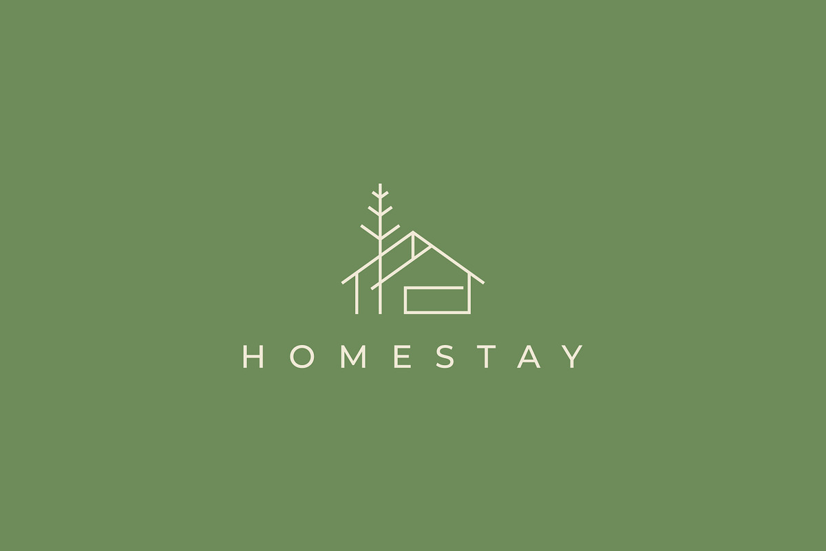 Natural Homestay Logo Minimalist, a Branding & Logo Template by Signatoro (Photo 1 of 2)