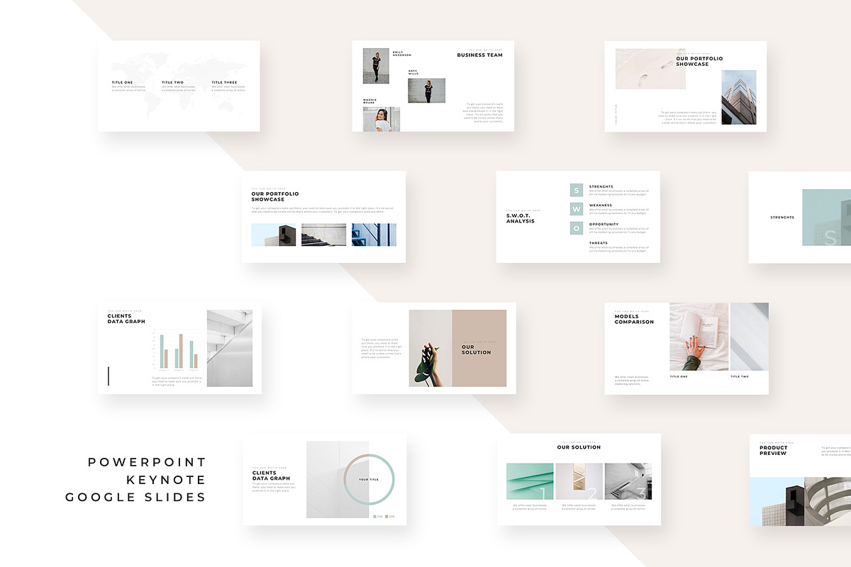 MINIMAL Presentation Bundle, a Presentation Template by slidequest (Photo 10 of 17)