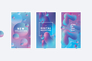 Vibrant Instagram Posts and Stories, a Texture Graphic by Polar Vectors (Thumbnail 8 of 14)