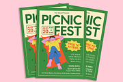 Picnic Festival Flyer, a Flyer Template by Gumico Studio. (Thumbnail 2 of 3)