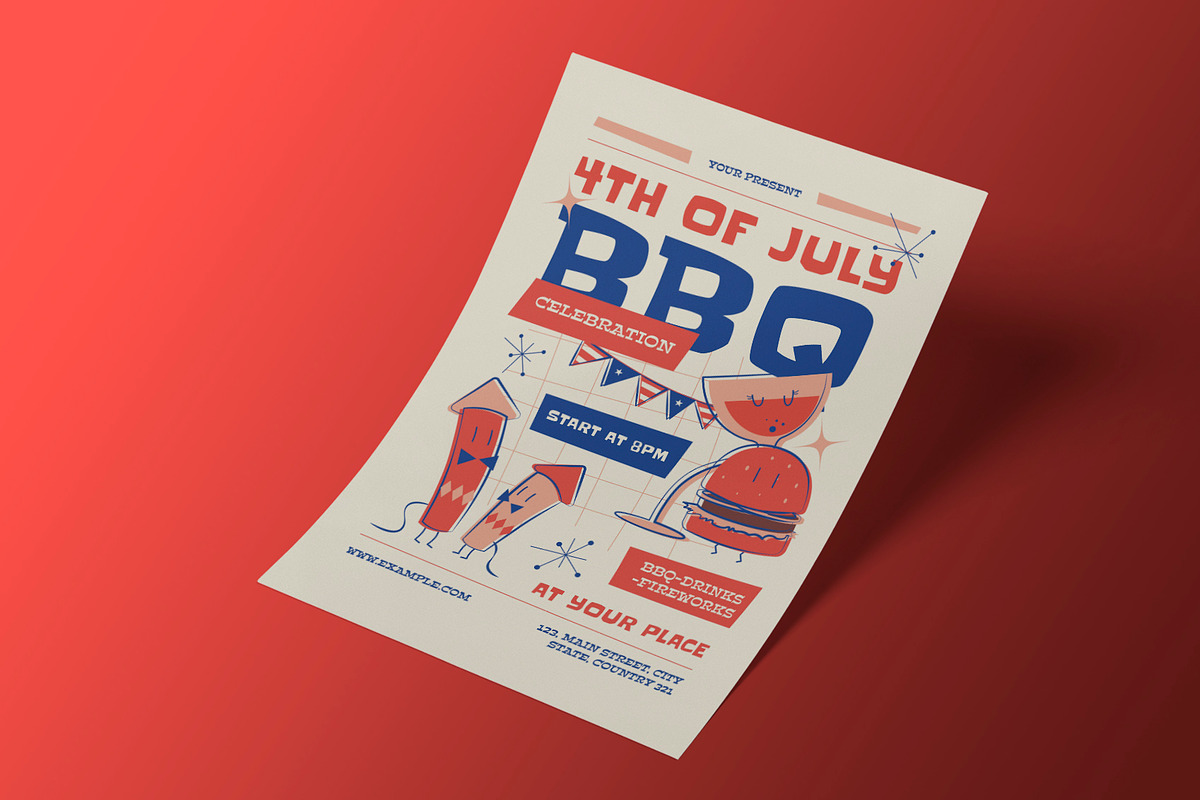 4th of July Celebration Flyer, a Flyer Template by Neermana (Photo 2 of 4)