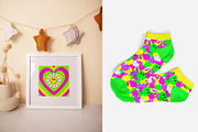Retro Groovy Hippie Bundle, an Object Graphic by Sofico (Thumbnail 5 of 35)
