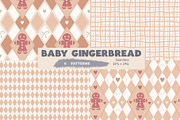 Argyle Gingerbread Patterns, a Pattern Graphic by Nebbia (Thumbnail 1 of 5)