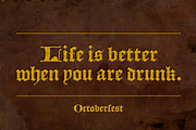 Octoberfest, a Blackletter Font by Aerotype (Thumbnail 4 of 5)