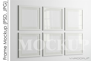 Frame Mockup PSD JPG, a Print Template by VNmockup