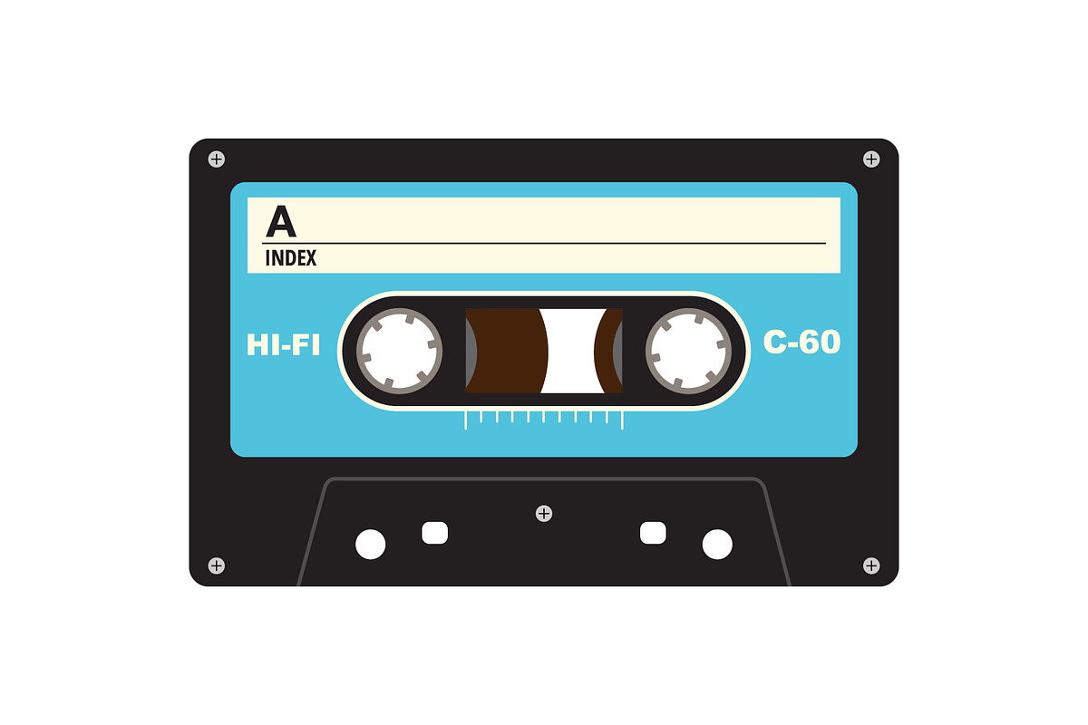 Cassette Tape II, an Object Graphic by Krafti Lab