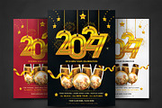 New Year Flyer, a Flyer Template by AfzaalGraphics (Thumbnail 1 of 4)