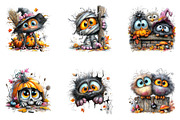 Halloween Peeking Clipart PNG, a Seasonal Illustration by CreationArt (Thumbnail 4 of 5)