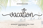 Vacation | Script Font, a Handwritten Font by Scratchones (Thumbnail 1 of 9)