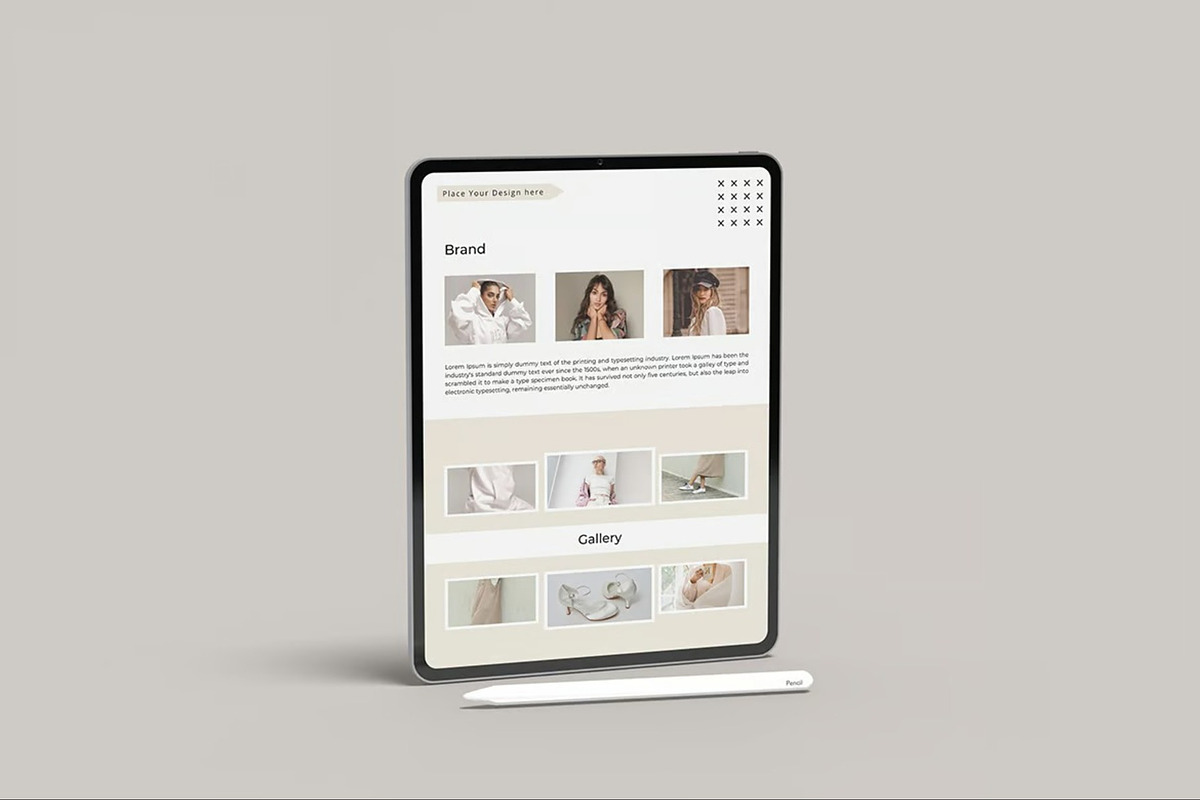 iPad Pro Mockup, an iPad Mockup by Hubzway (Photo 7 of 10)