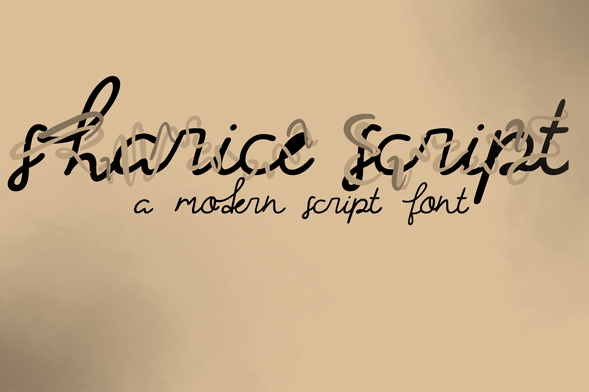 Sharice Script Font, a Script Font by Rachel McBride Creative (Photo 1 of 5)