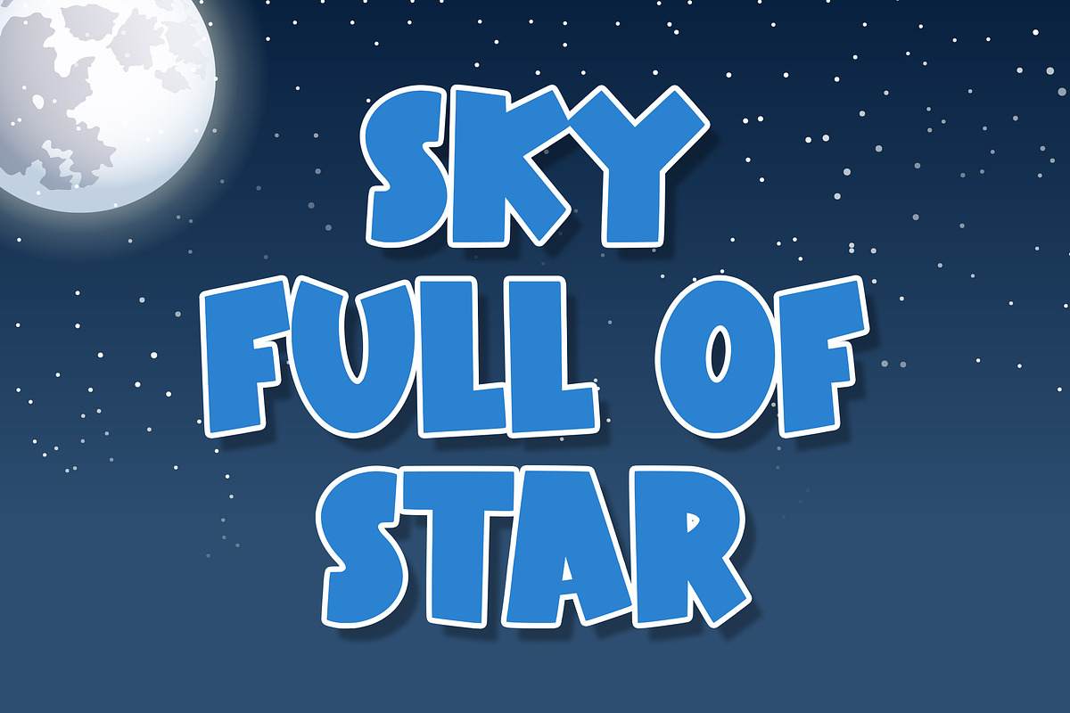 Night Action, a Sans Serif Font by HATFSTUDIO (Photo 2 of 8)