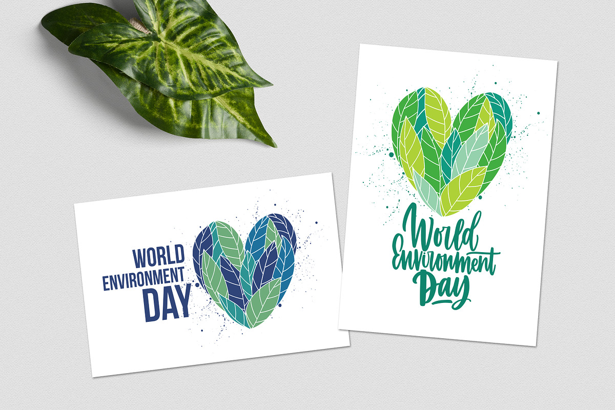 World Environment Day cards, a Decorative Illustration by Good Studio (Photo 4 of 5)