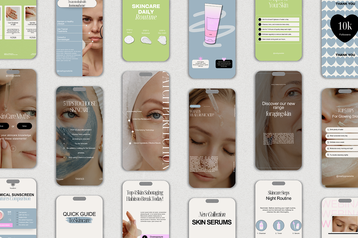 Skincare Coach Instagram Template 01, a Social Media Template by My Template Studio (Photo 14 of 23)