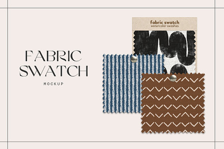 Fabric Swatch Mockup