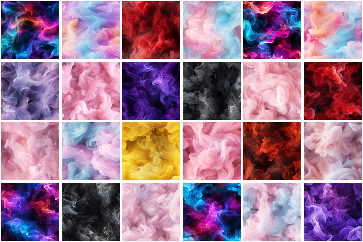Smoke Effect Seamless Pattern, a Pattern Graphic by Forhadx5 (Photo 6 of 16)
