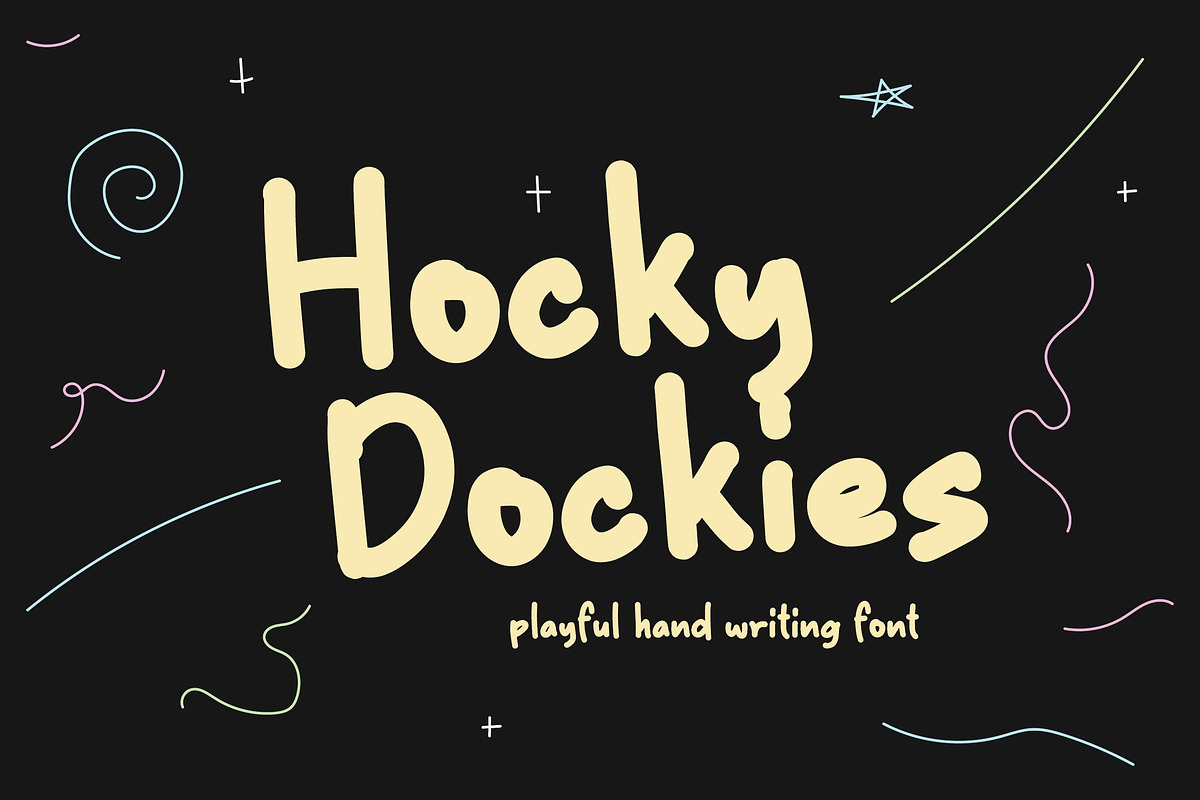Hocky dockies, a Handwritten Font by LetterStock (Photo 1 of 5)