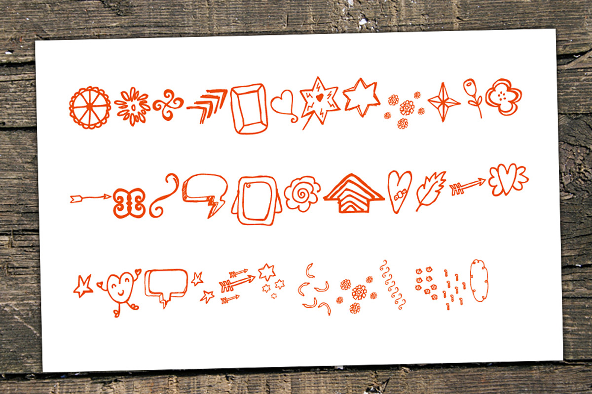 Mrs Doodle Fonts preview 4