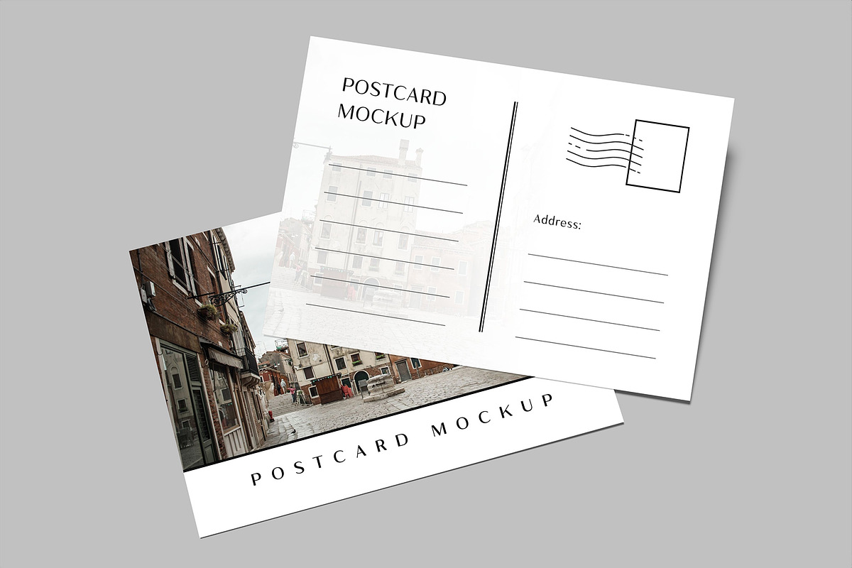 Realistic Postcard Mockup, an Advertising Mockup by lamorastudio (Photo 5 of 9)