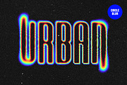 Circle Blur Text & Logo Effect, a Layer Style Add-On by Design Squad (Thumbnail 1 of 6)