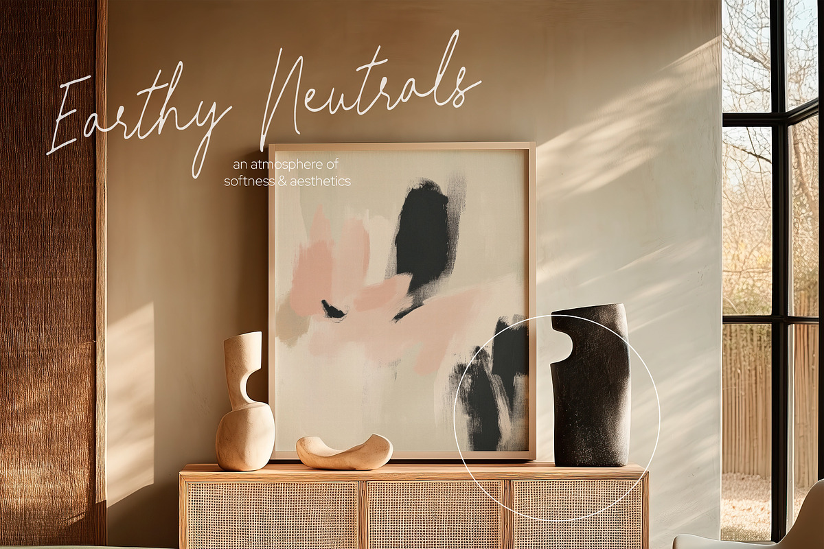 EARTHY NEUTRALS | Frame mockup set, a Household Mockup by SCHÉRI (Photo 5 of 13)