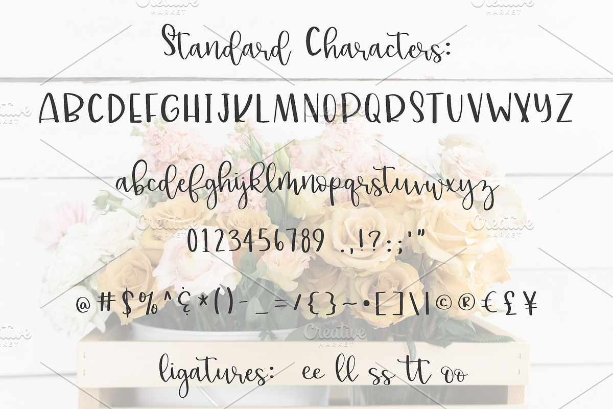 lillie belle hand lettered font preview 5