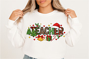 Christmas Teacher Tree PNG, an Illustration by DreamArtGraphic (Thumbnail 5 of 5)