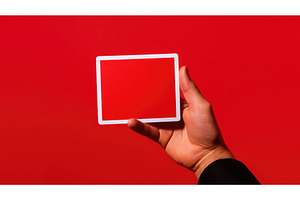 template card red background ai, a Background Photo by pikepicture