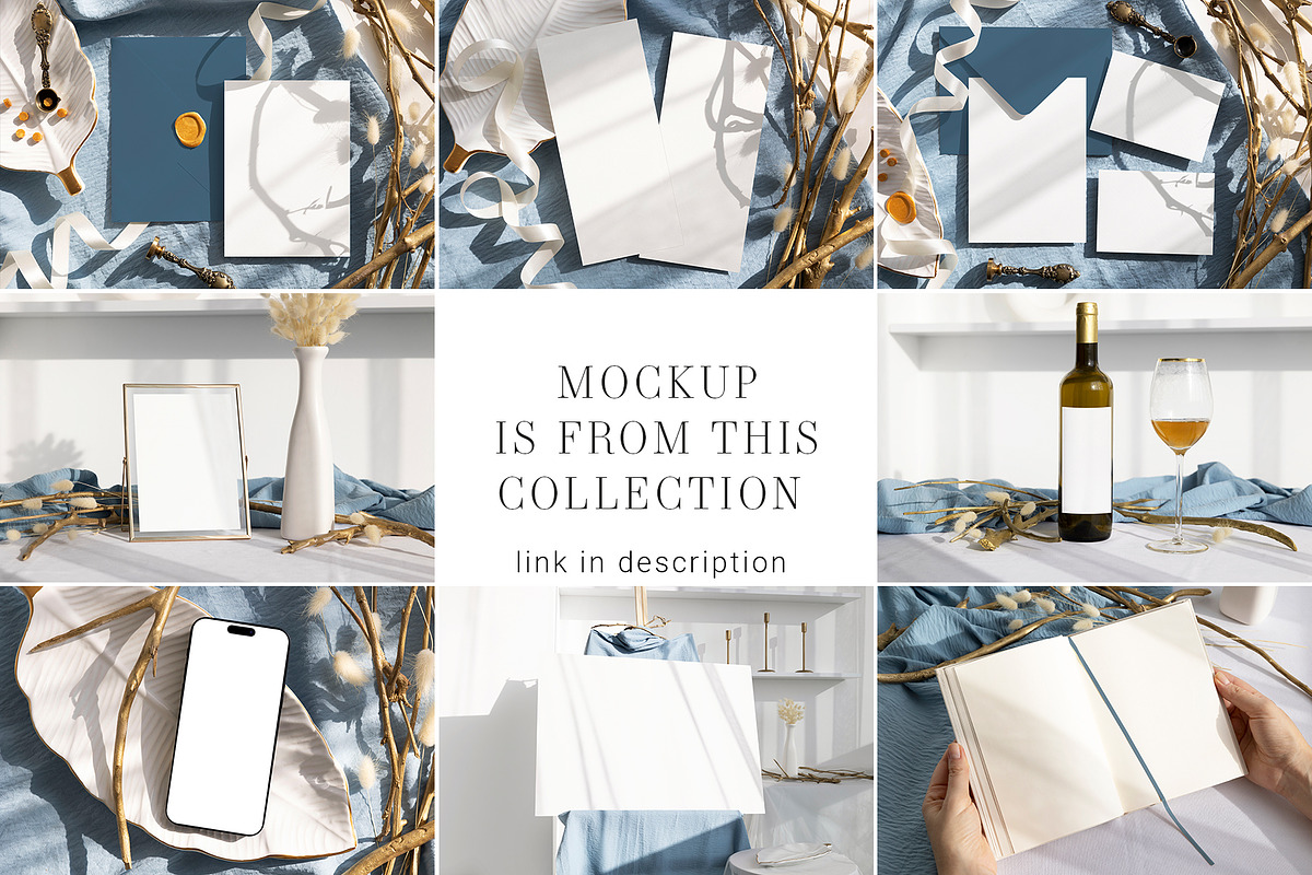 Card Mockup 5x7 5x3.5 3 Cards BGW 8e, an Advertising Mockup by PawMockups (Photo 8 of 11)