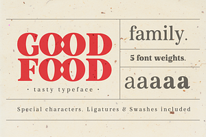Goodfood Font Family