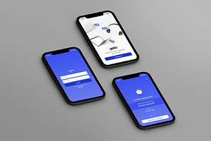 Isometric Phone Mockups